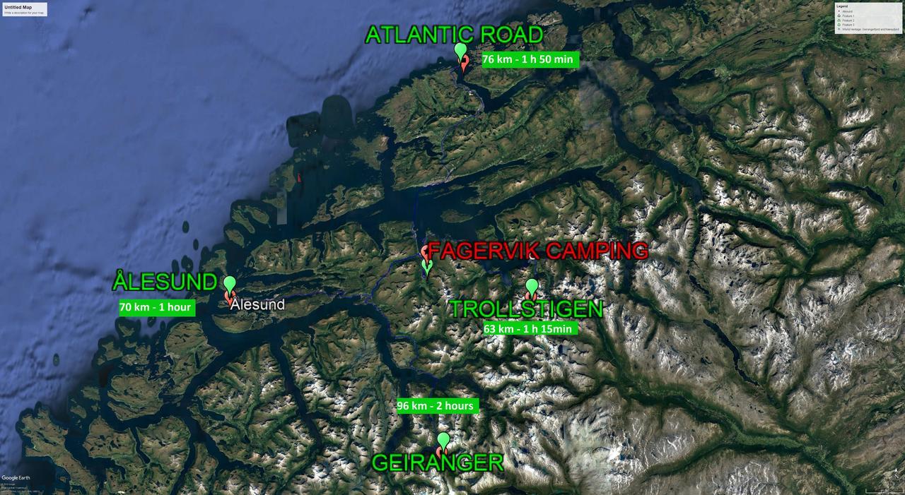 Tresfjord Fagervik Camping מראה חיצוני תמונה